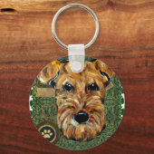 AIREDALE TERRIER SCHLÜSSELANHÄNGER (Vorderseite)
