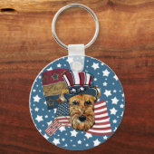 AIREDALE TERRIER SCHLÜSSELANHÄNGER (Vorderseite)