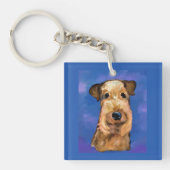 AIREDALE TERRIER SCHLÜSSELANHÄNGER (Vorderseite)