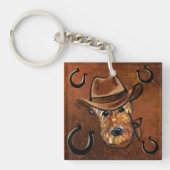 AIREDALE TERRIER SCHLÜSSELANHÄNGER (Vorderseite)