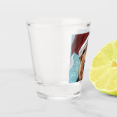 AIREDALE TERRIER SCHNAPSGLAS (Links)