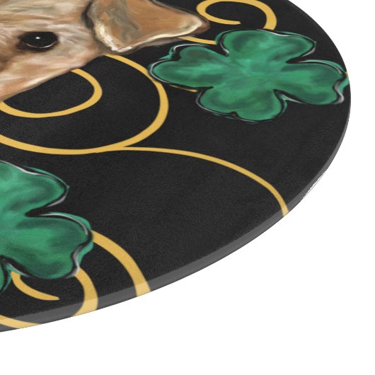 AIREDALE TERRIER SCHNEIDEBRETT (Ecke)