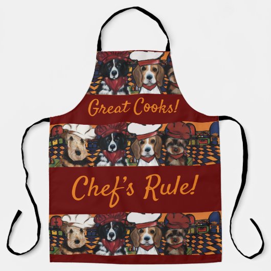 Airedale Terrier Schürze (Vorderseite)