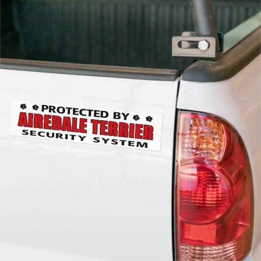 Airedale Terrier Security Autoaufkleber (Auf Lkw)