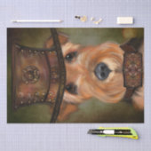 AIREDALE TERRIER SEIDENPAPIER (Handwerk)