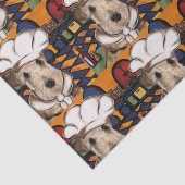 Airedale Terrier Seidenpapier (Detail)