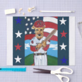 AIREDALE TERRIER SEIDENPAPIER (Handwerk)