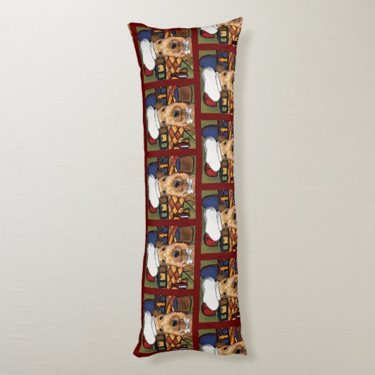 Airedale Terrier Seitenschläferkissen (Rückseite (Vertikal))