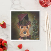 AIREDALE TERRIER SERVIETTE (Beispiel)