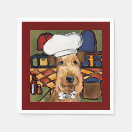 Airedale Terrier Serviette