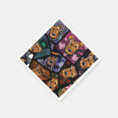 AIREDALE TERRIER SERVIETTE (Ecke)