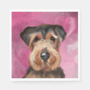 Airedale Terrier Serviette