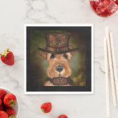 Airedale Terrier Serviette (Beispiel)