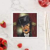 AIREDALE TERRIER SERVIETTE (Beispiel)