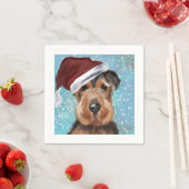 AIREDALE TERRIER SERVIETTE (Beispiel)