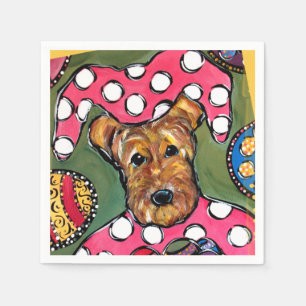 Airedale Terrier Serviette