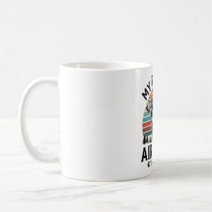 Airedale Terrier-Shirt Vintage-Hundefan Grafik_1 Kaffeetasse