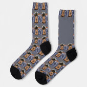 AIREDALE TERRIER SOCKEN (Linkes Detail)