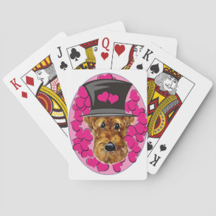 AIREDALE TERRIER SPIELKARTEN