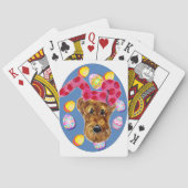 AIREDALE TERRIER SPIELKARTEN (Rückseite)