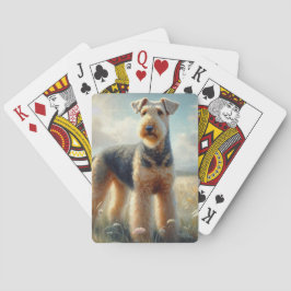 Airedale Terrier Spielkarten