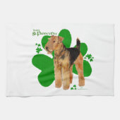 Airedale Terrier St Paddy Geschirrtuch (Horizontal)
