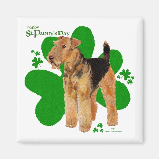 Airedale Terrier St Paddy Magnet (Vorne)