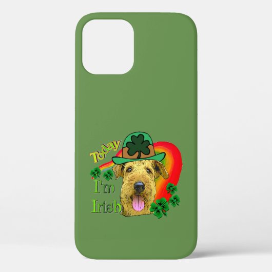 Airedale Terrier St. Patrick's Day Case-Mate iPhone Hülle (Rückseite)