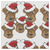 Airedale Terrier Stoff (Nahaufnahme)