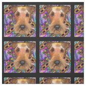 AIREDALE TERRIER STOFF (Muster)