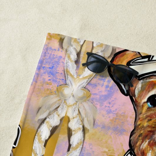 AIREDALE TERRIER STRANDTUCH (Beispiel)