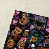 AIREDALE TERRIER STRANDTUCH (Beispiel)