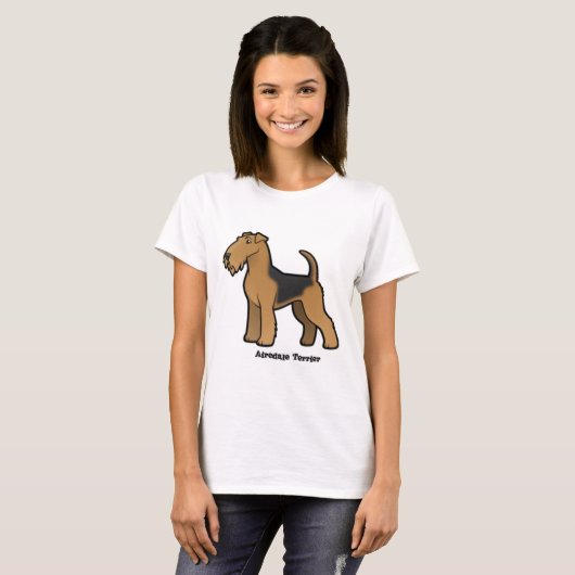 Airedale Terrier T-Shirt (Vorne ganz)
