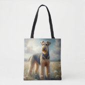 Airedale Terrier Tasche (Vorderseite)