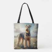 Airedale Terrier Tasche (Rückseite)