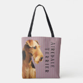 Airedale Terrier Tasche (Rückseite)