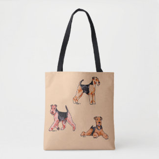 Airedale-Terrier-Taschen-Tasche Tasche