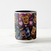 AIREDALE TERRIER TASSE (Zentrum)