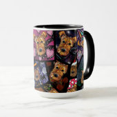 AIREDALE TERRIER TASSE (VorderseiteRechts)