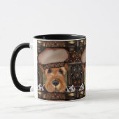 Airedale Terrier Tasse (Links)