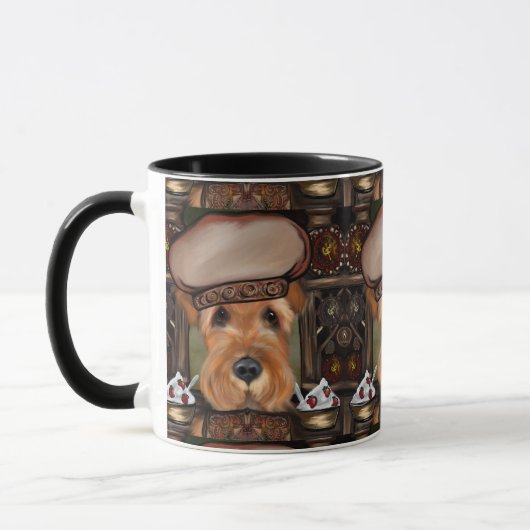 Airedale Terrier Tasse (Links)
