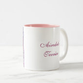 Airedale-Terrier-Tasse Zweifarbige Tasse (VorderseiteRechts)