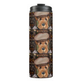 Airedale Terrier Thermosbecher (Vorderseite)