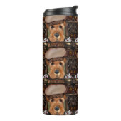 Airedale Terrier Thermosbecher (Nach links gedreht)
