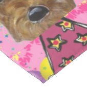 AIREDALE TERRIER TISCHDECKE (Schrägansicht)