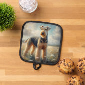 Airedale Terrier Topflappen (Oben Unten)