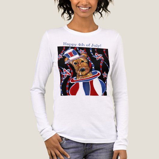 AIREDALE TERRIER Tri-Blend SHIRT (Vorderseite)