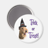 Airedale Terrier Trick Magnet (Vorderseite/Rückseite)