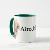 Airedale Terrier Trivia Tasse (Vorderseite Links)