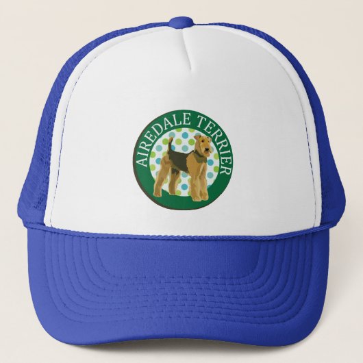 Airedale Terrier Truckerkappe (Vorderseite)